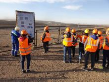 Besuch der Kokskohlemine in Tawan Tolgoi